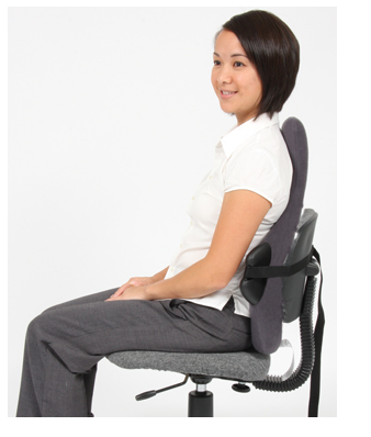 Spinal Back Support installed