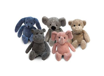 Zoo Elephant, Hippo, Koala, Monkey, Pink Bear and Rabbit