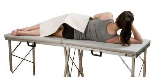 Thermophore Maxheat In Use on Hip