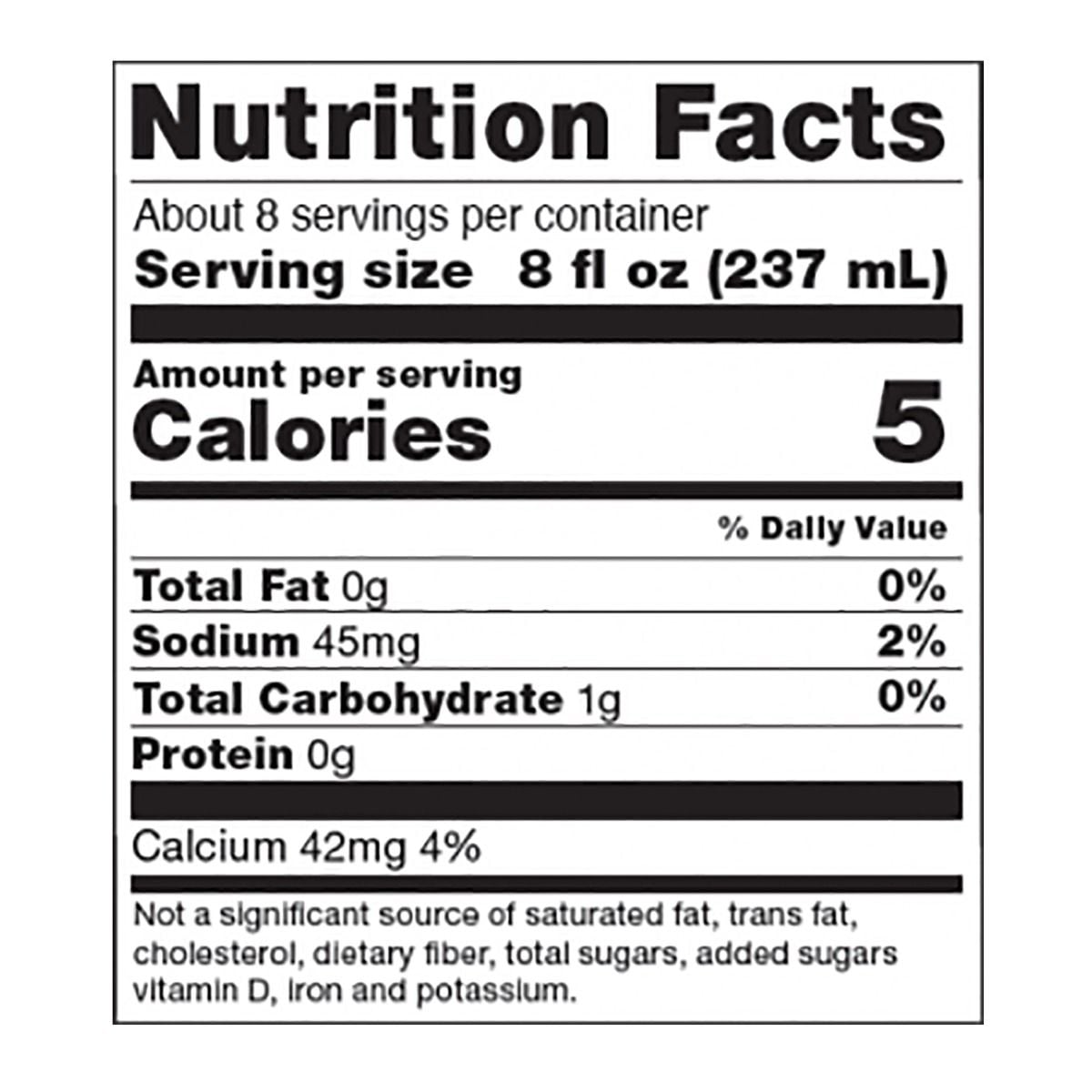 Nutrition Facts
