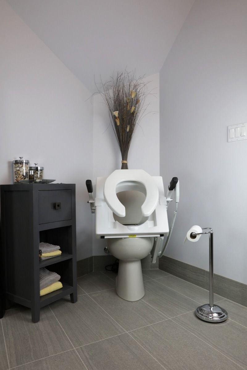 Seat in Raised Position