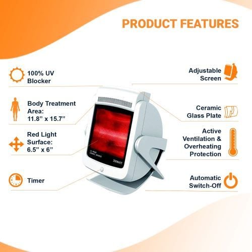 Tabletop Red Light Unit features