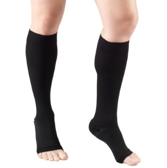 Black Knee High, Open Toe