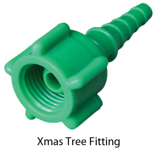 Oxygen Tubing Adapter Xmas Tree Fitting