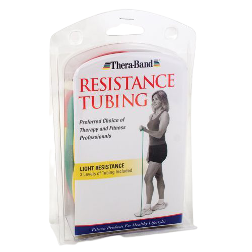 Image 1 of TheraBand Assorted Exercise Tubing 5 Feet