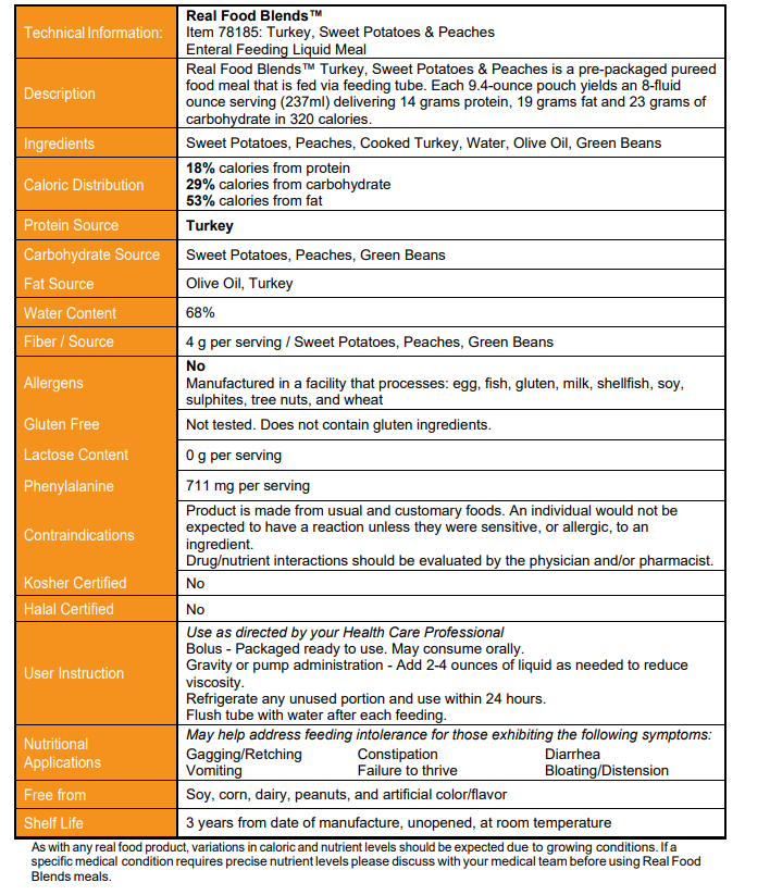 Image 15 of Real Food Blends Tube Feeding Formula