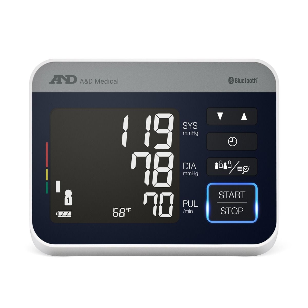 Home Automatic Digital Blood Pressure Monitor AND Wide Cuff Nylon Cuff 22 to 42 cm Desk Model  (UA-910BLE)