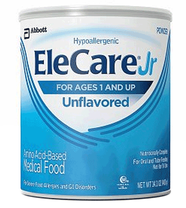 Unflavored EleCare Junior Amino Acid Based Medical Food