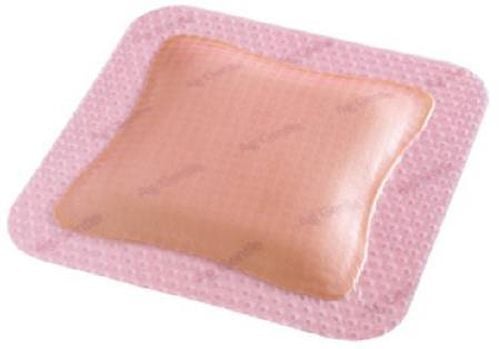 Image 1 of Allevyn Ag Gentle Border 66800452 | 3 x 3 Inch, Pad Size 2 x 2 Inch