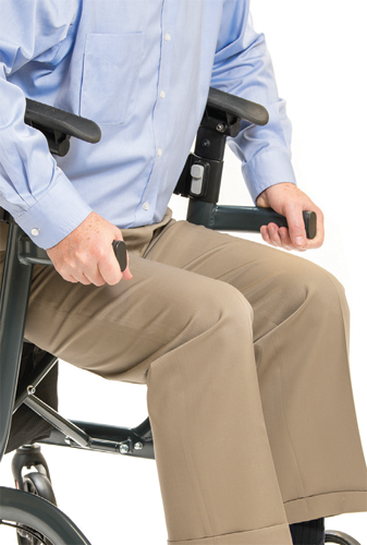 seat with handles