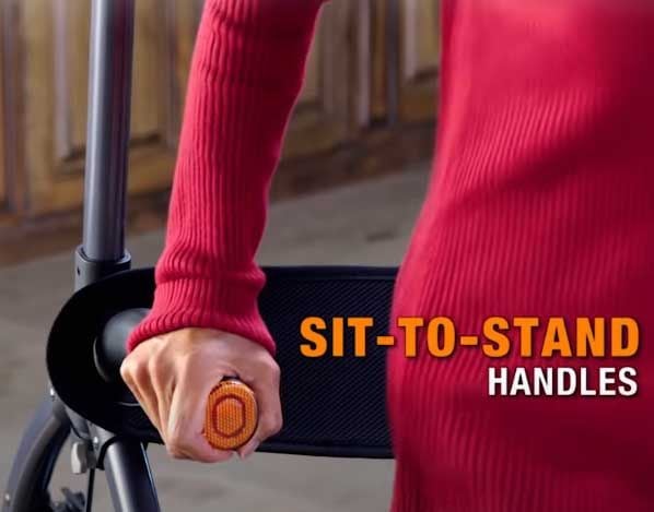 UpWalker Walking Aid Sit to Stand Handles