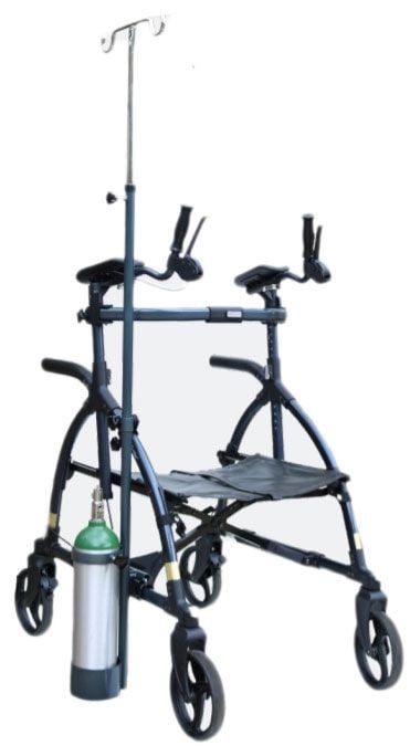 UpWalker Walking Aid with Oxygen Holder