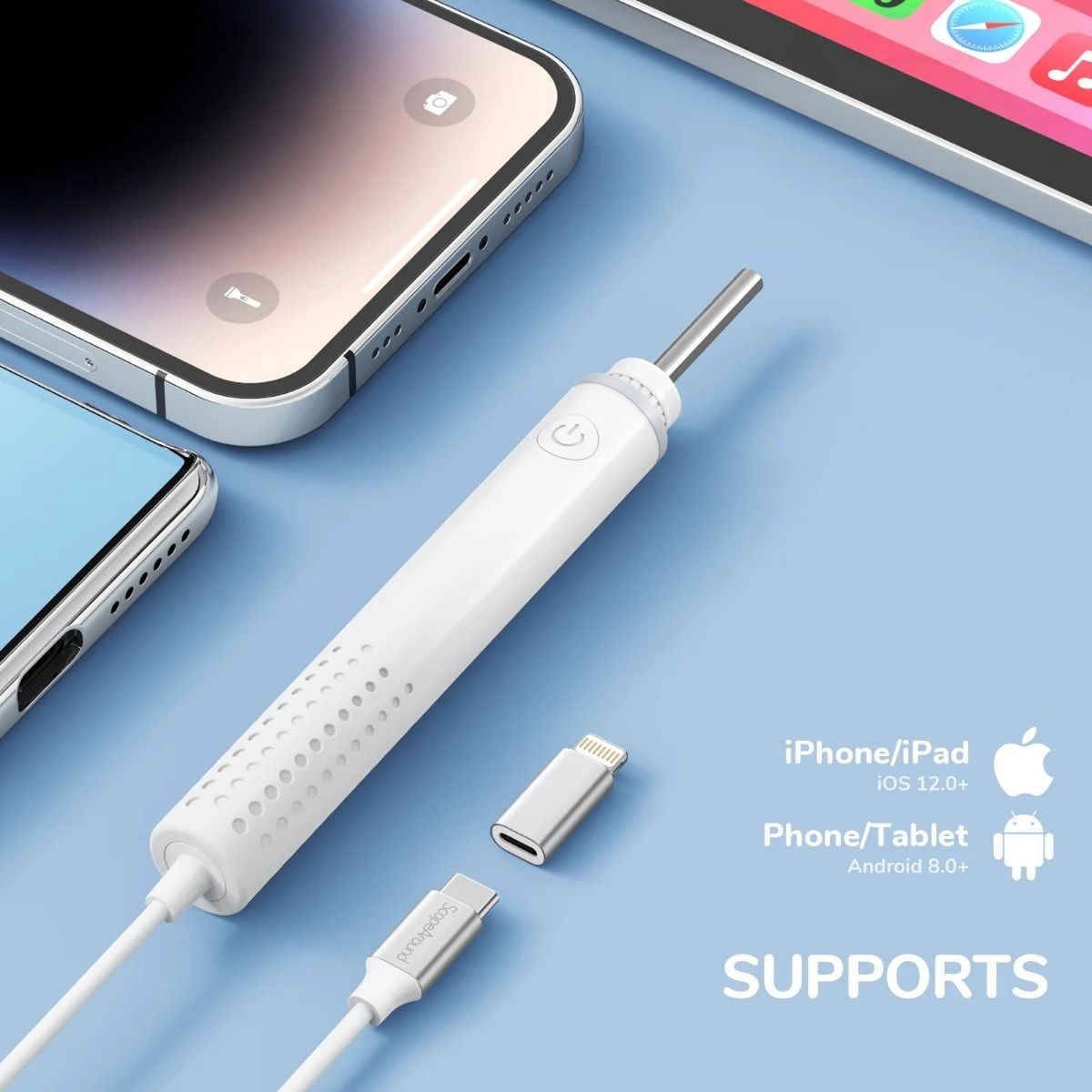 Supports iPhone/iPad and Android Phone/Tablet