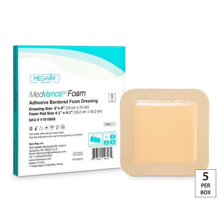 Image 4 of MedVance Bordered Foam Dressing