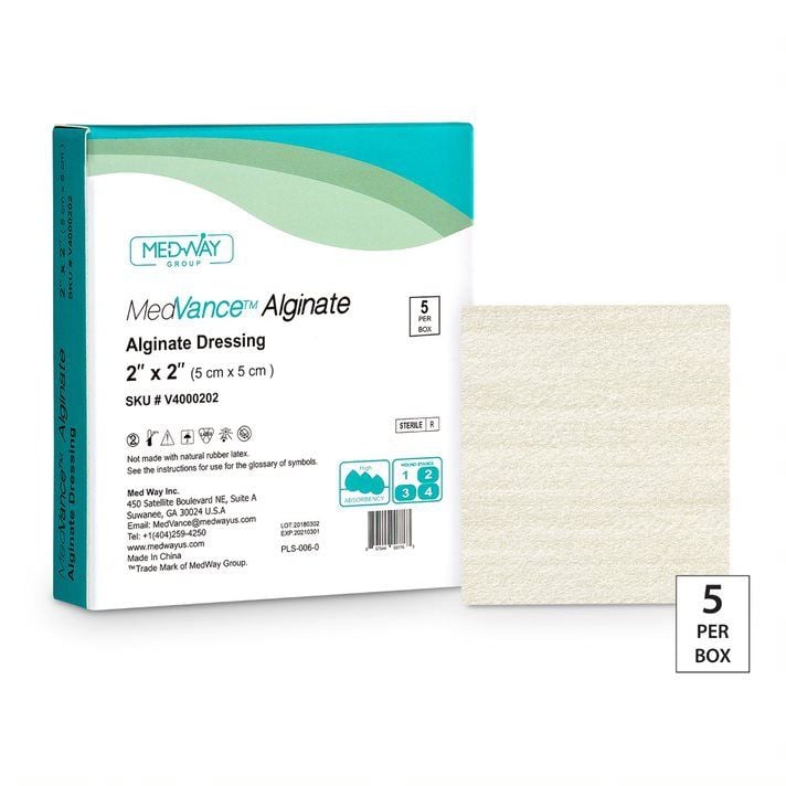 2 x 2 Inch Alginate Dressing