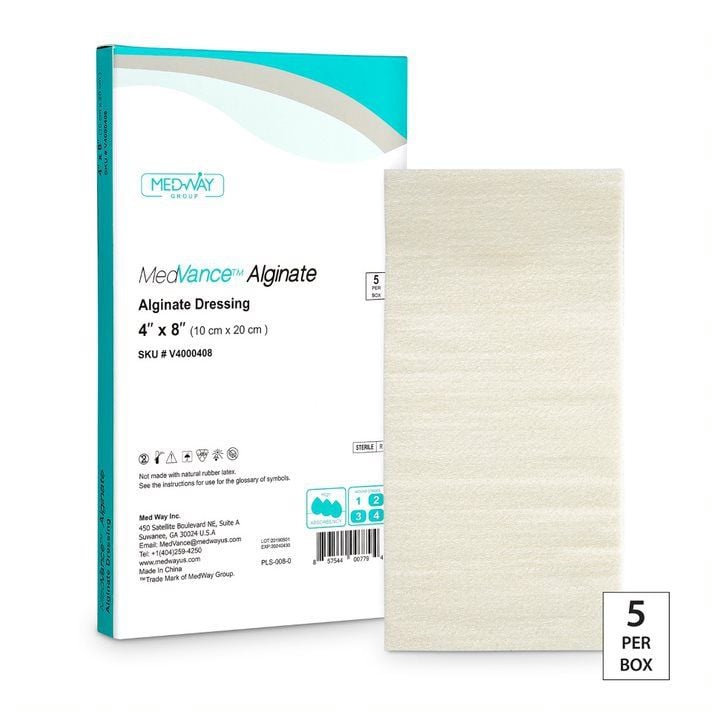 4 x 8 Inch Alginate Dressing