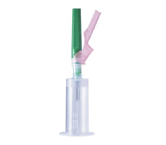21 Gauge Needle with Tube Holder Attachment