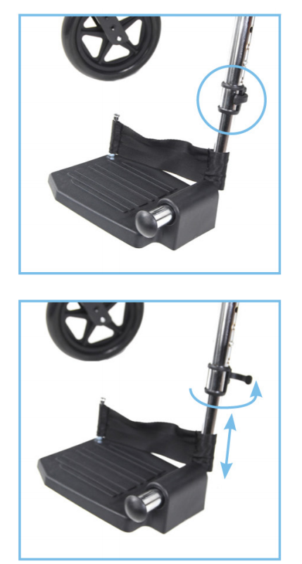 Footrest Height Adjustment