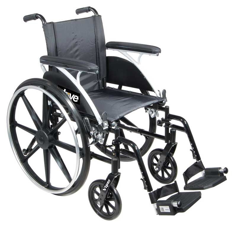 Viper Wheelchair with Swing Back Footrests