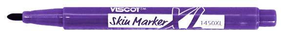 Uncapped skin marker