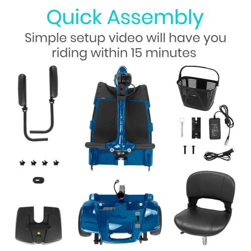 Image 7 of Vive Health 3 Wheel Mobility Scooter