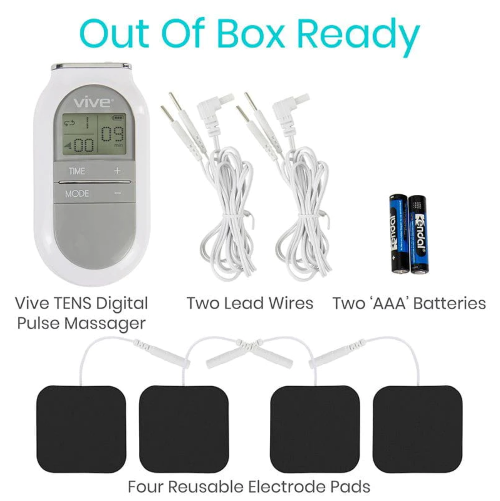 Image 4 of Vive 5-Mode TENS Unit with 4 Electrode Pads