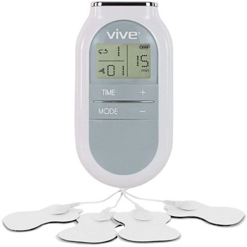 Vive 5-Mode TENS Unit with 4 Electrode Pads