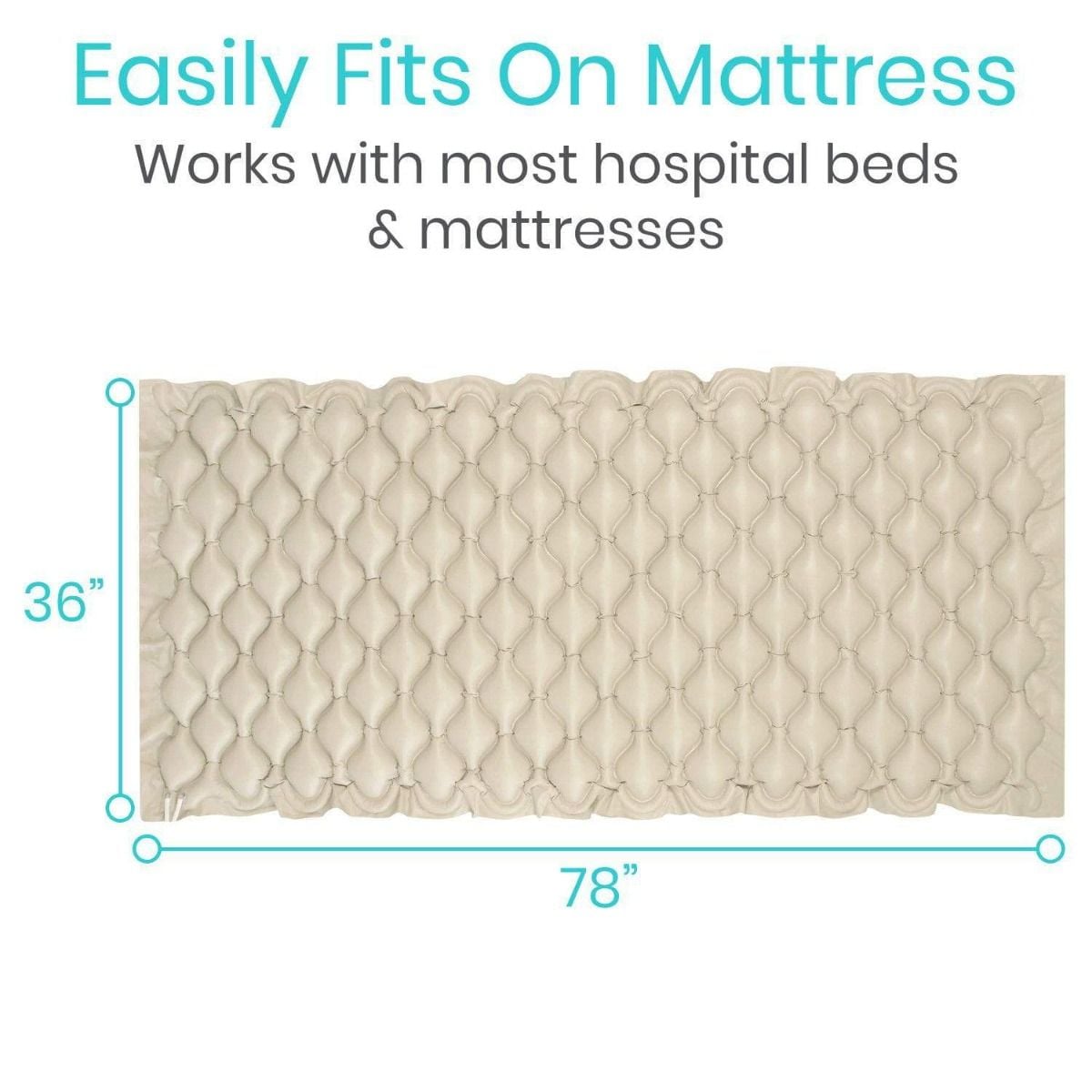 Easily Fits on Mattress
