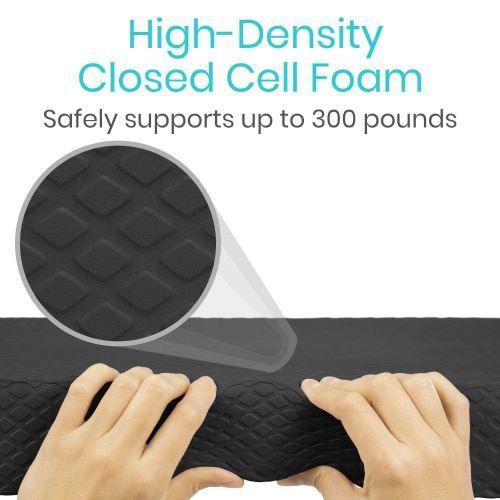 Close-up view of the high-density closed cell foam