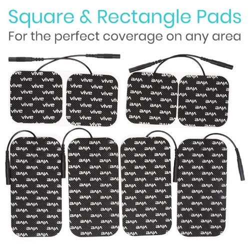 Image 8 of Vive EMS TENS Unit with 8 Electrode Pads and Belt Clip