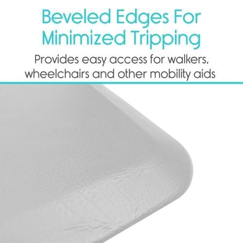 Features beveled edges