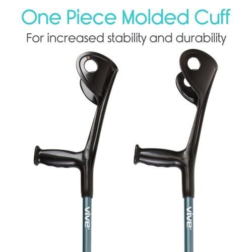 One-piece molded cuff for increased stability and durability.