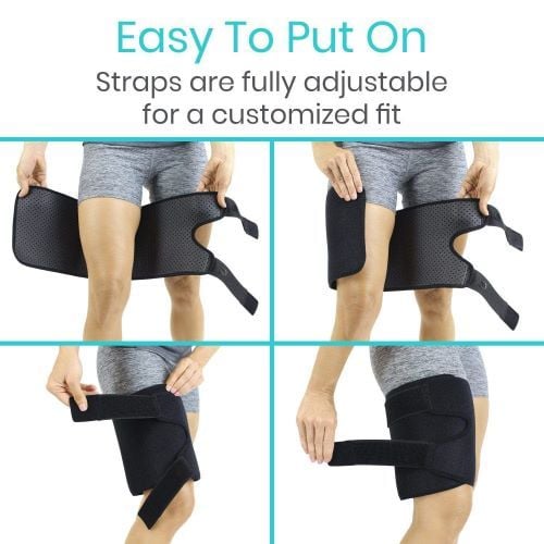 Image 8 of Vive Thigh Brace Hamstring Quad Wrap