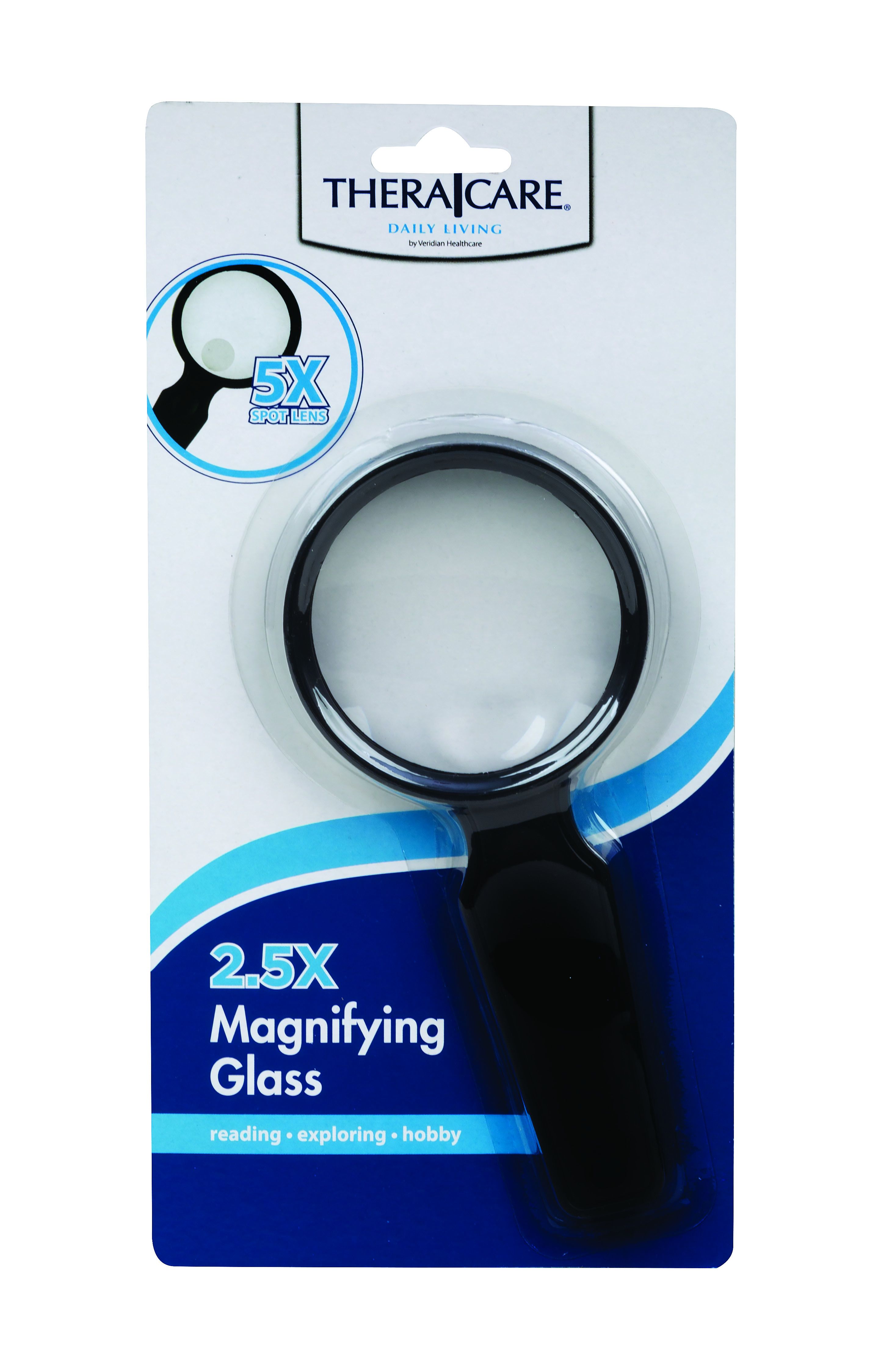 Veridian TheraCare Magnifying Glass - 2.5X