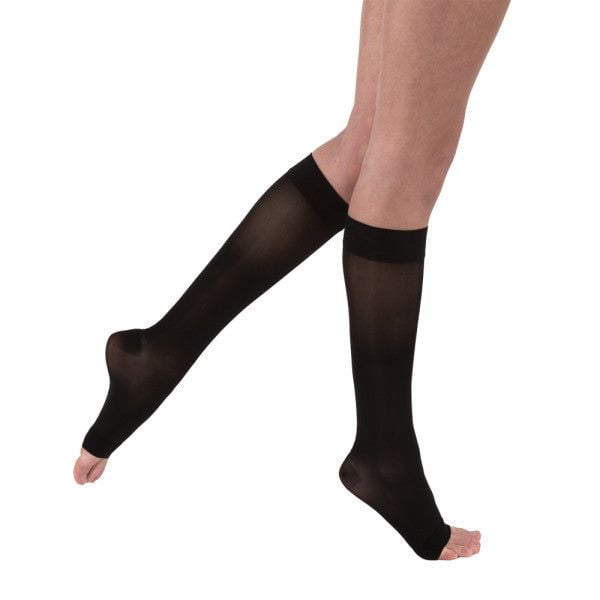 Jobst Ultrasheer 20-30 mmHg Open Toe Knee High Compression Socks