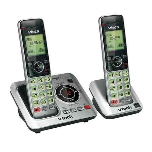 Image 1 of Vtech Two Handset Cordless Phone System