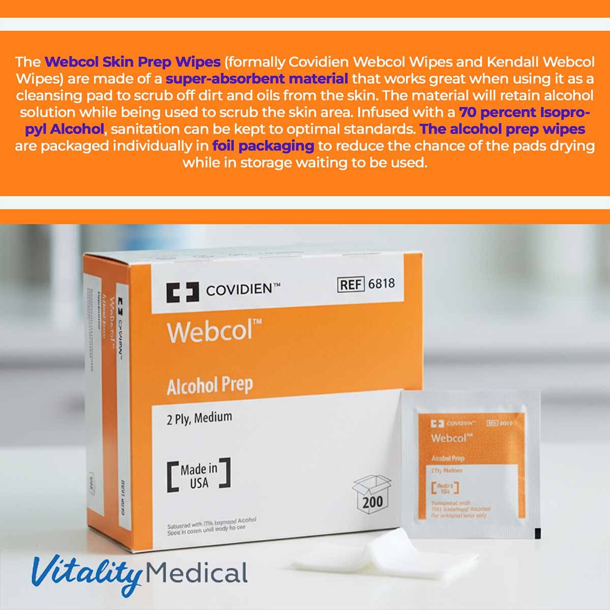 Image 9 of Webcol Alcohol Prep Pad