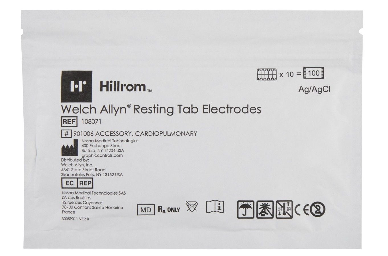 Welch Allyn ECG RestingTab Electrode