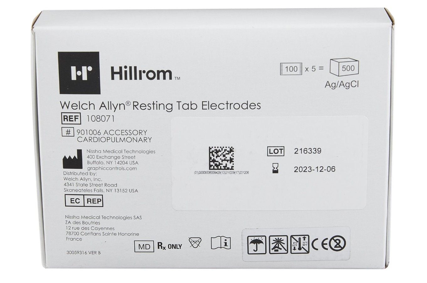 Welch Allyn ECG RestingTab Electrode
