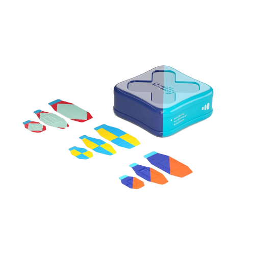 Welly Waterproof Bandages in assorted colors and shapes