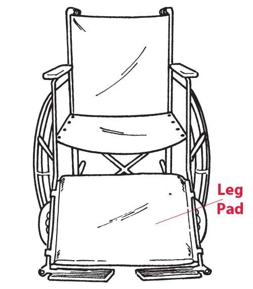 Skil-Care Wheelchair Leg Pad