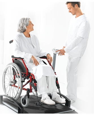 Image 2 of Seca 664 Wheelchair Scale, 800 LB Capacity