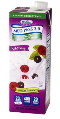 Med Pass 2.0 High Calorie High Protein Berry Supplement