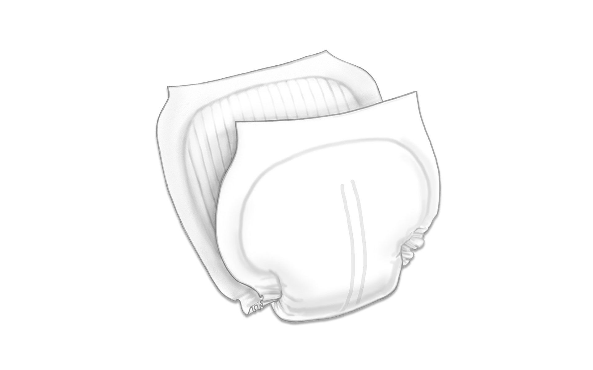 Wings Contoured Insert Incontinence Pad