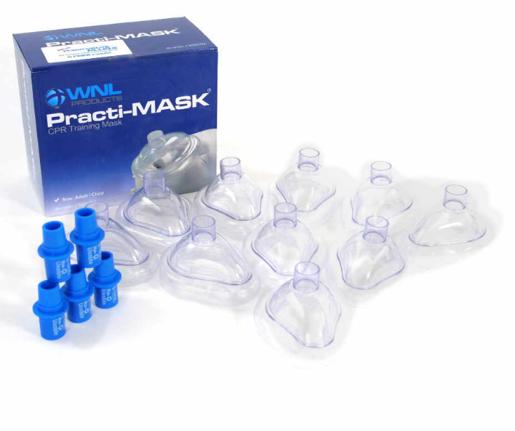 Image 9 of WNL Products Practi-MASK Adult & Child CPR Training Mask w/ Practi-VALVE