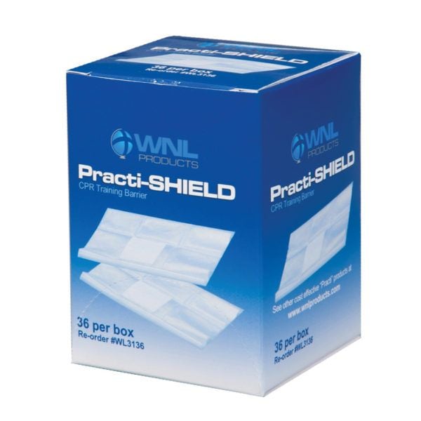 Image 1 of WNL Practi-SHIELD CPR Training Face Shield