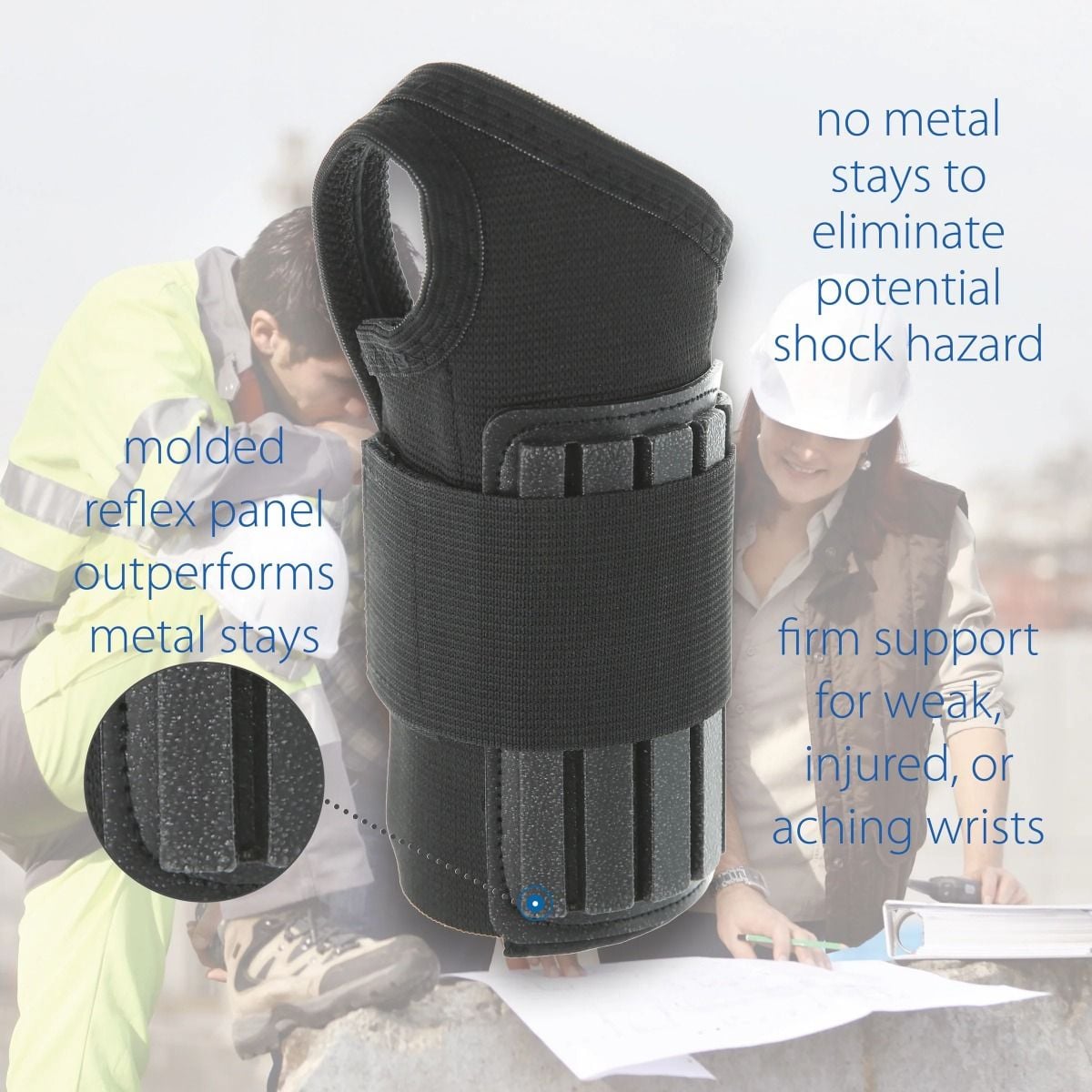 Molded Foam Reflex Panel Provides Support