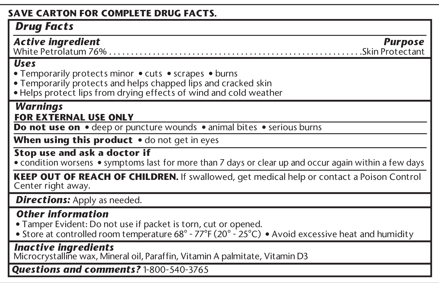Drug facts