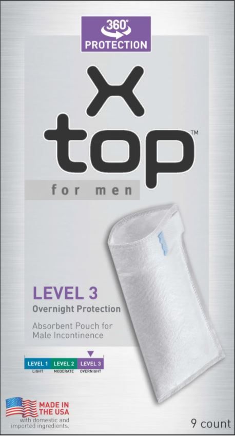 Image 5 of X-Top Absorbent Pouch, for Men