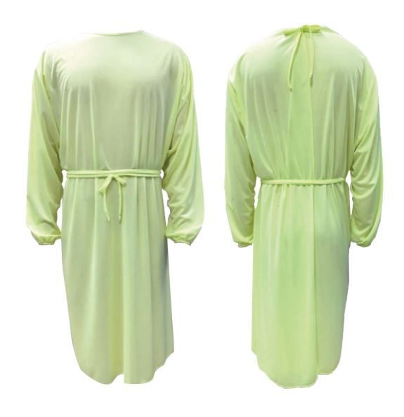 McKesson Yellow Protective Procedure Gown - One Size Fits Most